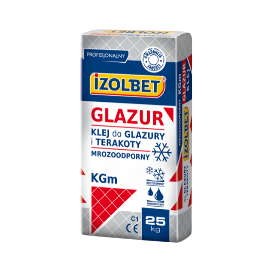 IZOLBET KGm GLAZUR Klej do glazury i terakoty mrozoodporny