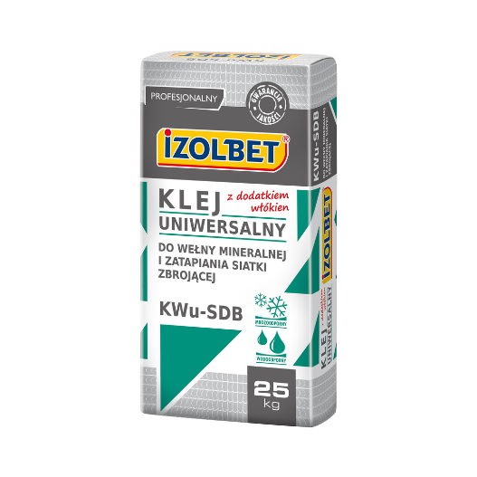 IZOLBET KWu-SDB Klej do wełny mineralnej i zatapiania siatki zbrojącej